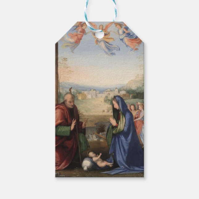 Die Geburt von Fra Bartolommeo Geschenkanhänger (Vorderseite)