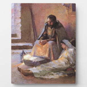 Die Geburt von Gari Melchers Fotoplatte