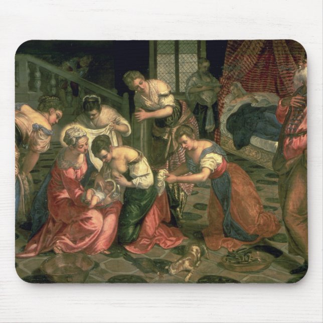 Die Geburt von Johannes der Baptist, 1550-59 Mousepad (Vorne)