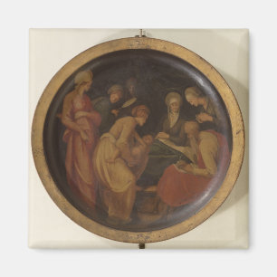 Die Geburt von Johannes der Baptist, c.1526 (Öl a Magnet