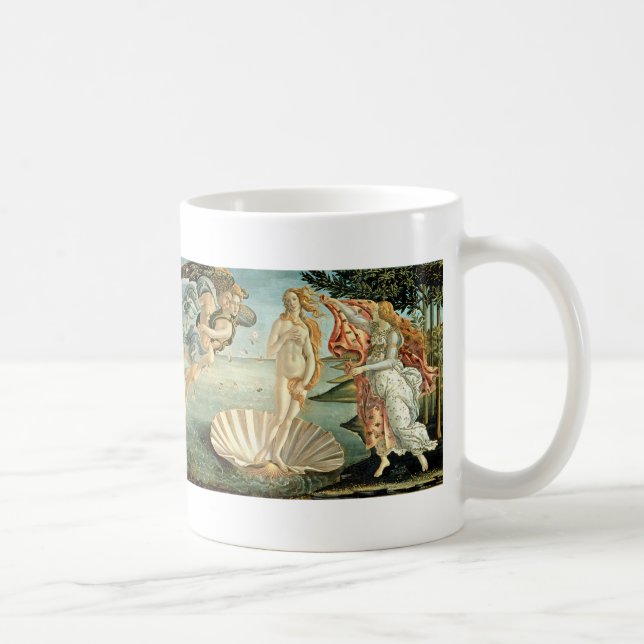 Die Geburt von Venus, c.1485 (Tempera auf Tasse (Rechts)