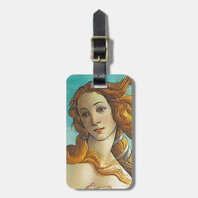 Die Geburt von Venus - nahes hohes Gepäckanhänger (Vorderseite vertikal)