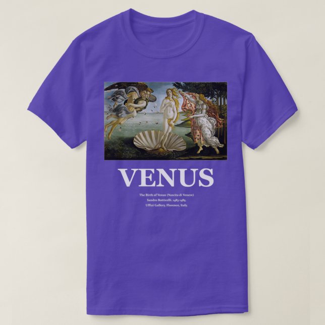 Die Geburt von Venus Sandro Botticelli 6 T-Shirt (Design vorne)
