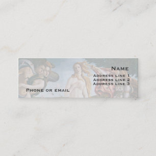 Die Geburt von Venus-Visitenkarte Mini Visitenkarte