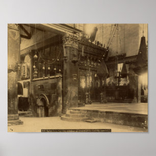 Die Geburtskirche in Bethlehem Poster