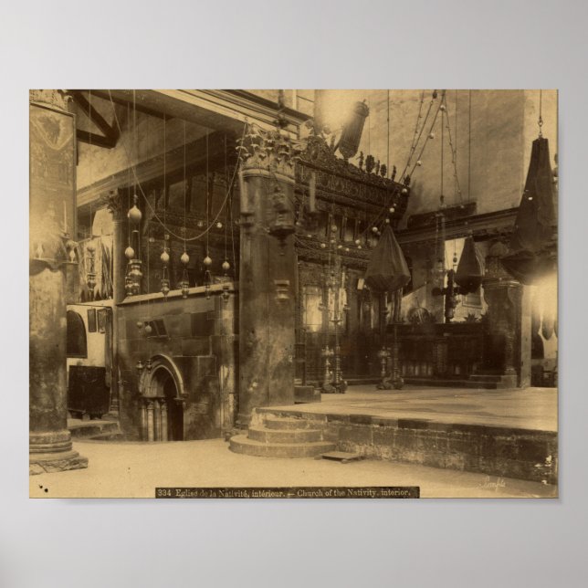 Die Geburtskirche in Bethlehem Poster (Vorne)