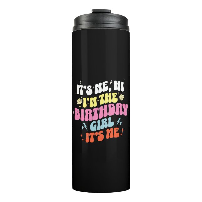 Die Geburtstagsparty Girls von mir Thermosbecher (Vorderseite)