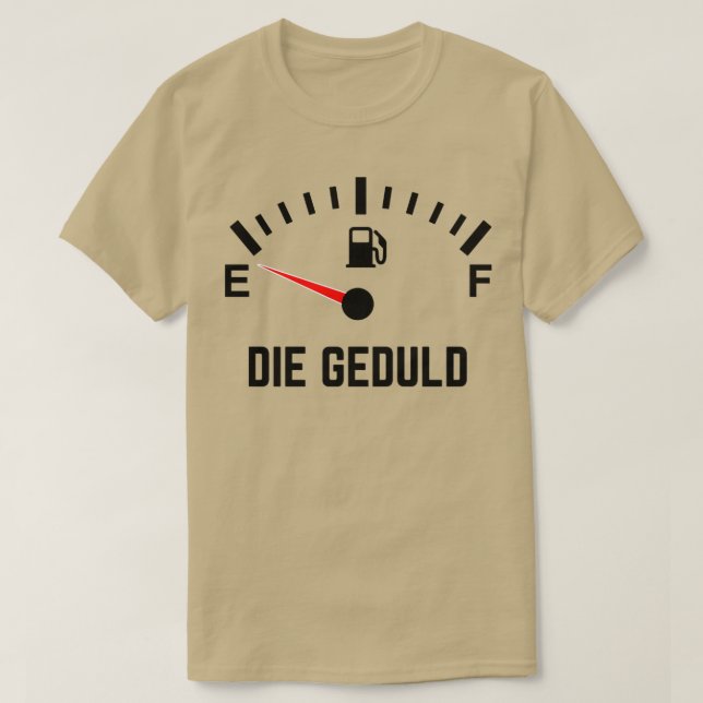 Die Geduld T-Shirt (Design vorne)