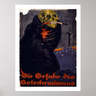 Die Gefahr des Bolschewismus (Leinwand) Poster