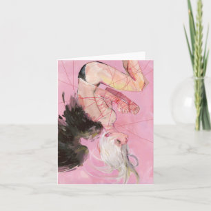 Die gefallene Anmerkungs-Karte Karte