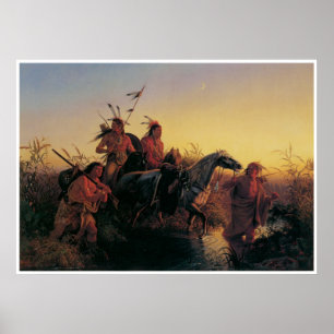 Die Gefangenenladung, 1854 Poster
