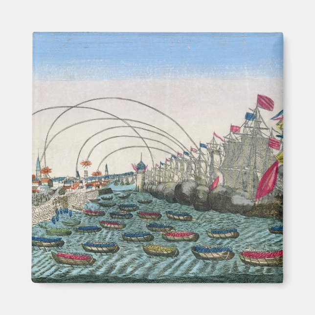 Die Gefangennahme Havannas durch die Engländer im  Magnet (Vorne)