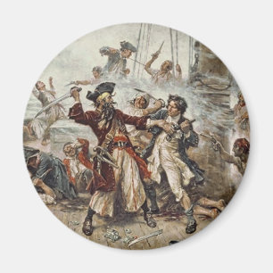 Die Gefangennahme von Blackbeard Magnet