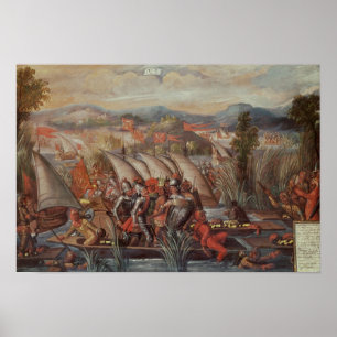 Die Gefangennahme von Guatemoc Poster