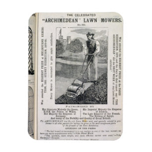 Die gefeierten "Archimedean" Rasenmäher, von Magnet