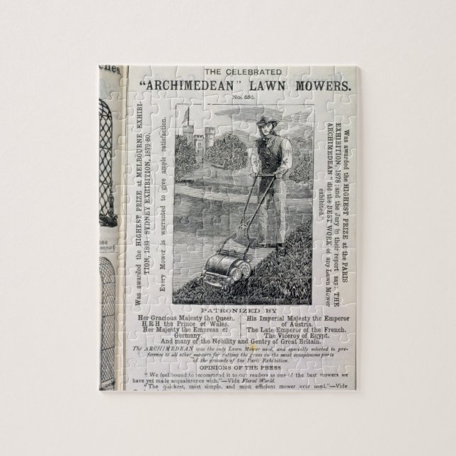 Die gefeierten "Archimedean" Rasenmäher, von Puzzle (Vertikal)