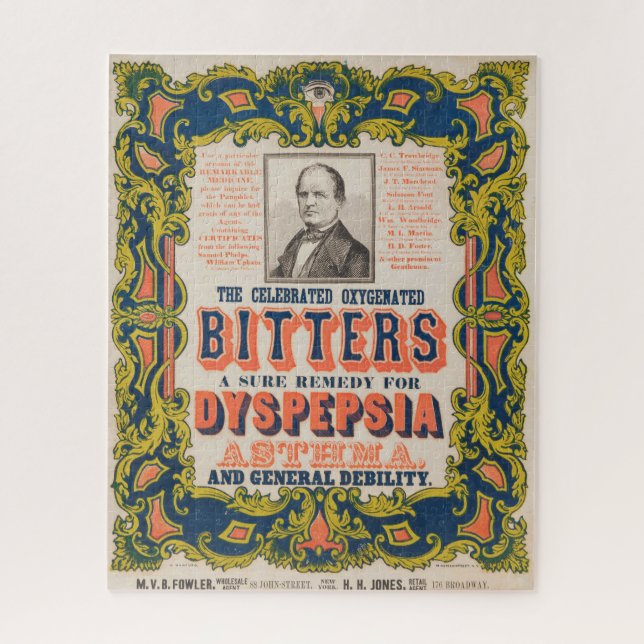 Die gefeierten oxygenierten Bitters Puzzle (Vertikal)
