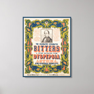 Die gefeierten Sauerstoff-Bitter Leinwanddruck