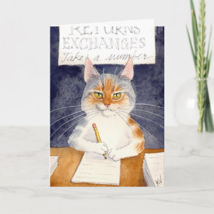 Die gefürchtete Rückholabteilung Feiertagskarte