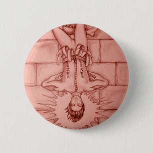 Die gehangene Mann-Tarot-Karte Button