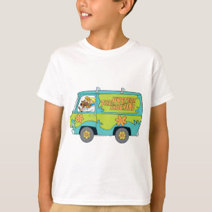 Die Geheimnis-Maschinen-links Seite T-Shirt