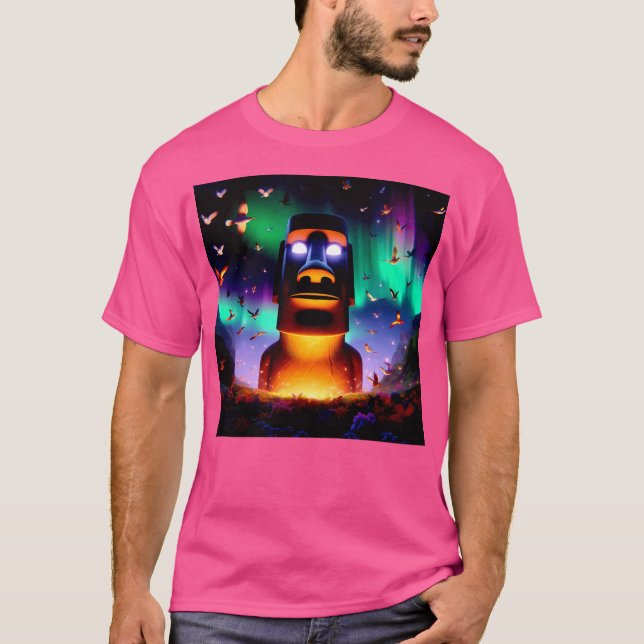 Die Geheimnisse des Moai T-Shirt (Vorderseite)