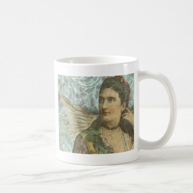 Die geile Lady Digital Collage Kaffeetasse (Rechts)