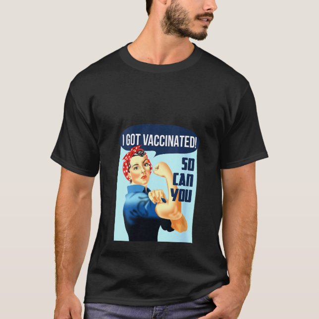 Die geimpften Frauen, die sich V T-Shirt (Vorderseite)