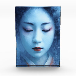 Die Geisha im Eis - Expressiv Fotoblock