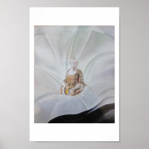 Die Geister der Blume - Collage-Kunst Poster
