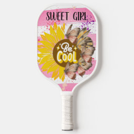 Die gelbe Sonnenblume ist eine angesagte, lebendig Pickleball Schläger