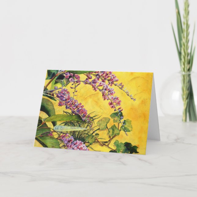 "Die gelbe Wand-" Karte (Vorderseite)