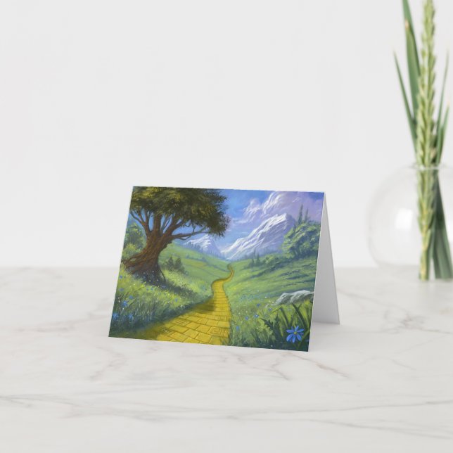 Die gelbe Ziegelstraße Karte (Vorderseite)