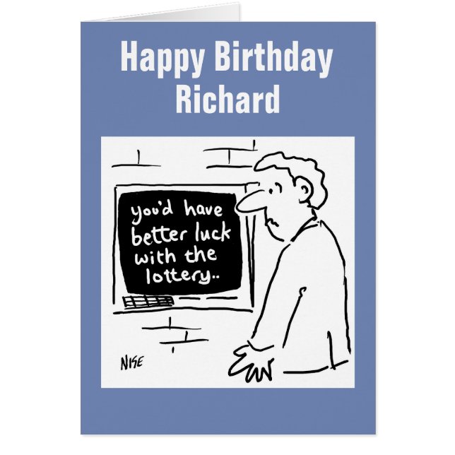 Die Geldmaschine sagt "Probieren Sie die Lotterie" (Vorne)