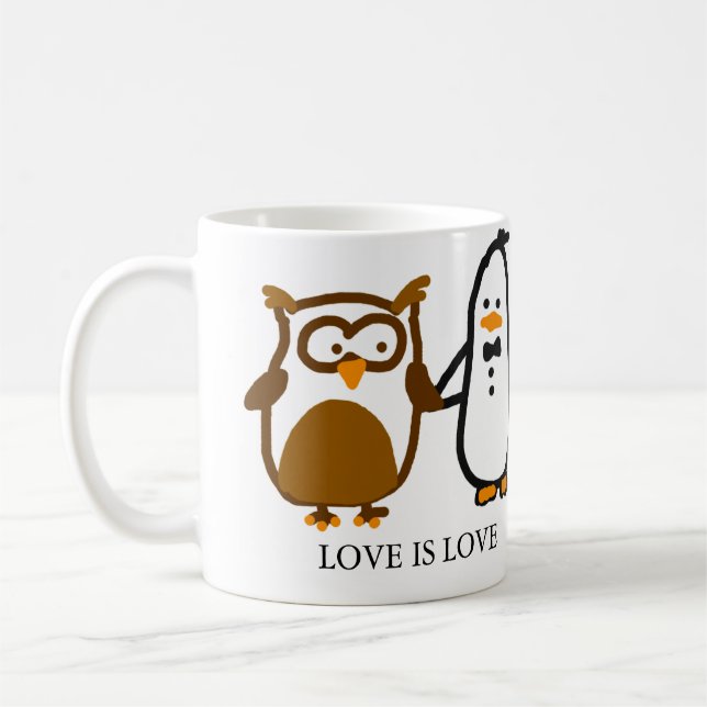 Die gelegentliche Penguins TASSE - "LIEBE IST (Links)