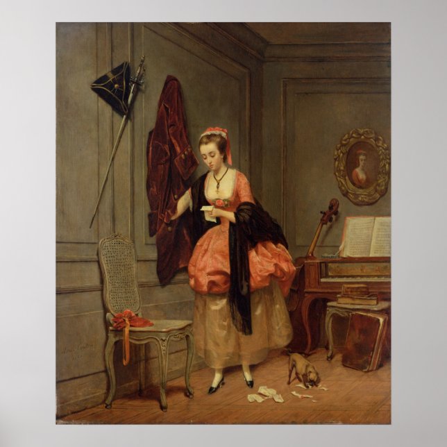 Die geliebte Herrin, 1846 Poster (Vorne)