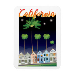 Die gemalten Damen nachts   San Francisco Magnet