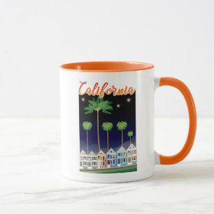 Die gemalten Damen nachts San Francisco Tasse
