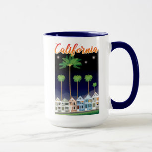 Die gemalten Damen nachts   San Francisco Tasse