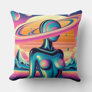 Die gemeinsamen Runden einer Square Life Art Kissen