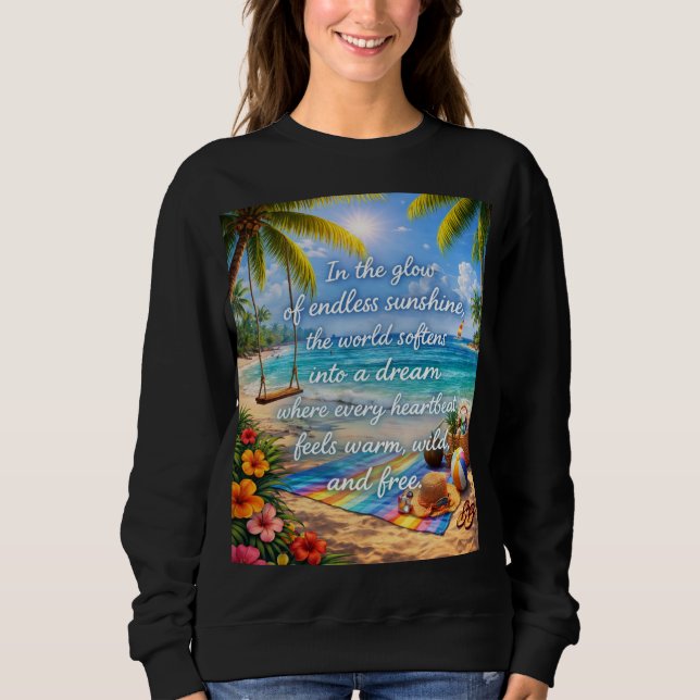 Die gemilderte Welt Sweatshirt (Vorderseite)