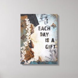 Die gemischte Medienkunst ist jeden Tag ein Gesche Leinwanddruck