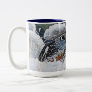 Die gemütlichen Paare Zweifarbige Tasse