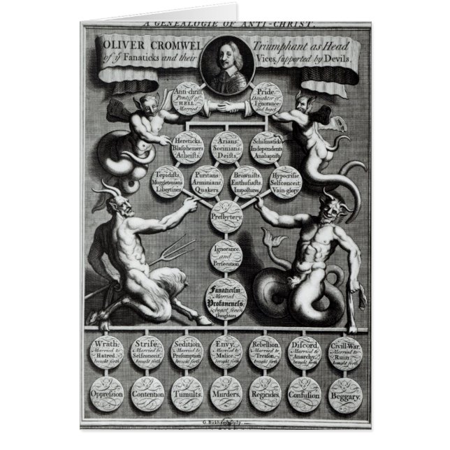 Die Genealogie des antichristlichen Olivers (Vorne)