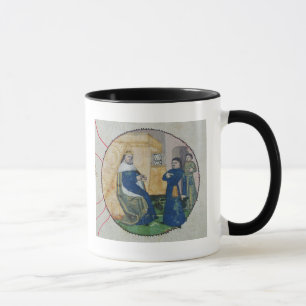 Die Genealogie von Charles V und von Charles VI Tasse