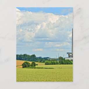 Die geneigte Schleuse in Ronquieres, Belgien Postkarte