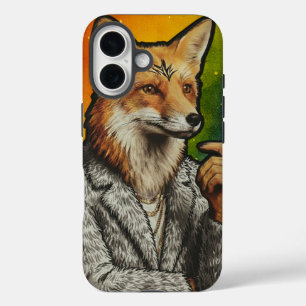 Die Gentleman Fuchs Phone-Hülle iPhone 16 Hülle
