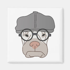 Die Gentlemans mürrisch Magneten - Kunst von Irina Magnet