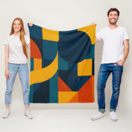 Die Geometrie der Emotion Fleece Blanket