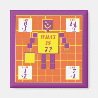 Die Geometrien-Magnet-Platz-Alter 7 Magnet